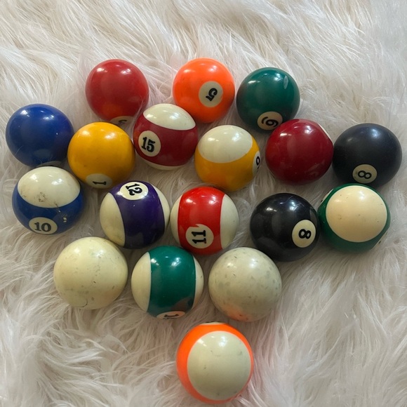 Colorful Billiard Balls 18 decor,filler,art,craft - Picture 2 of 2